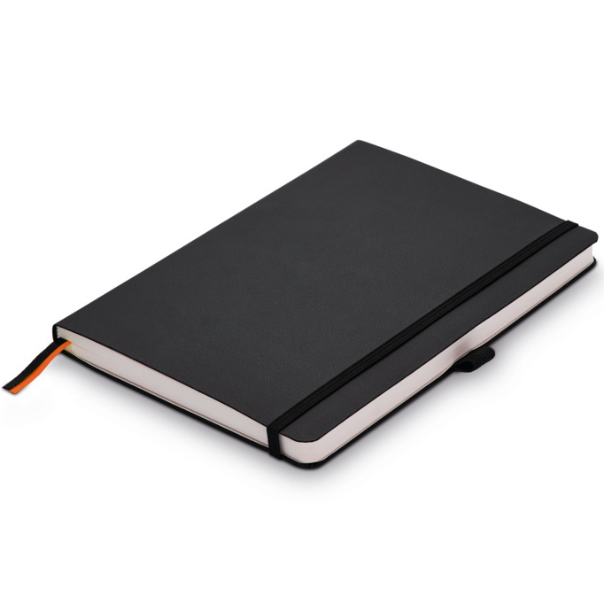 Notesbog Softcover Plain A5 Black i gruppen Papir & Blok / Skriv og noter / Notesbøger hos Pen Store (125389)