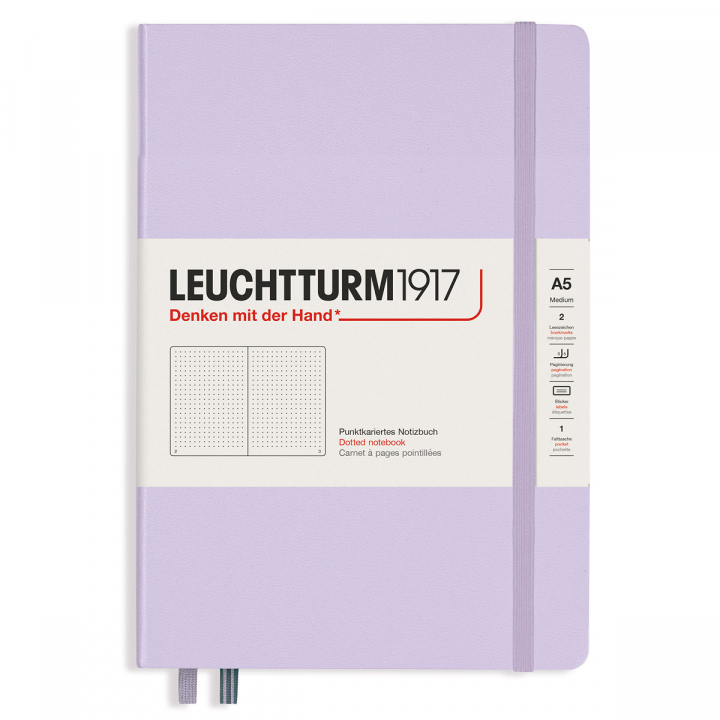 Notebook A5 Softcover Lilac i gruppen Papir & Blok / Skriv og noter / Notesbøger hos Pen Store (127331_r)