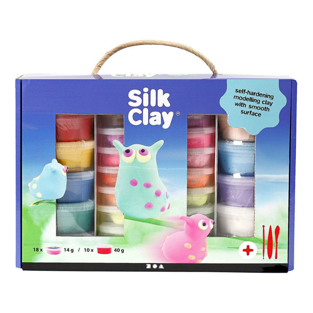 Silk Clay Crafting Box Blandede farver