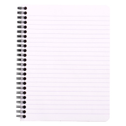 Notebook Spiral Hvid A5 Linjeret i gruppen Papir & Blok / Skriv og noter / Skriveblokke og hæfter hos Pen Store (127143)