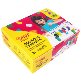 Gouachefarve 12x15 ml + pensel (3 år+) i gruppen Kids / Farve og maling til børn / Farver for børn hos Pen Store (131140)
