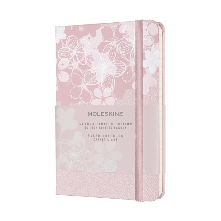 Hardcover Pocket Sakura Limited Edition - Dark Pink i gruppen Papir & Blok / Skriv og noter / Notesbøger hos Pen Store (100457)