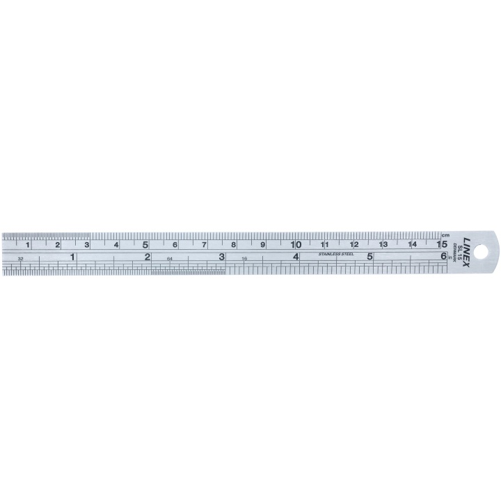 SL Steel Ruler 15 cm i gruppen Hobby & Kreativitet / Hobbytilbehør / Linealer hos Pen Store (101719)