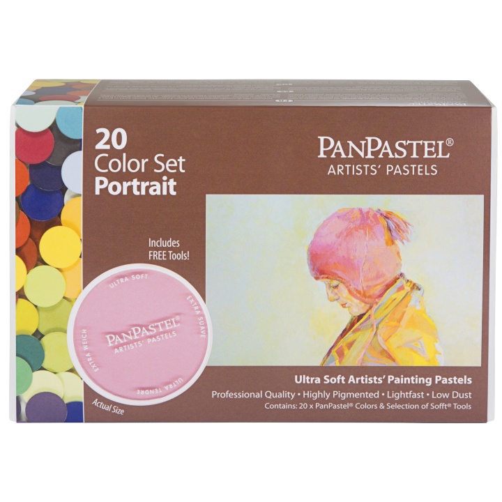 Portrait 20-set i gruppen Kunstnerartikler / Kunstnerfarver / Pastel hos Pen Store (106068)