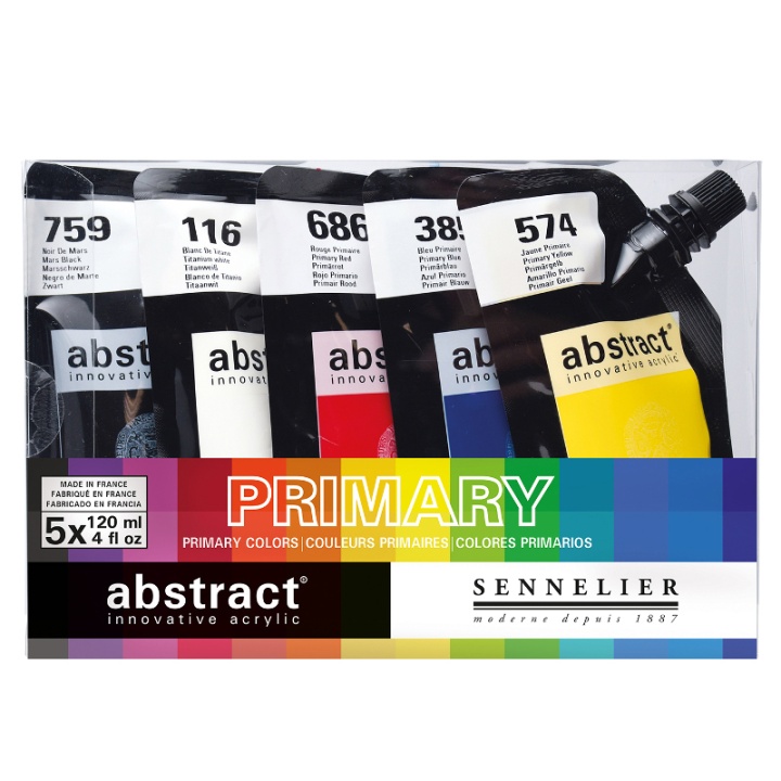 Abstract Acrylic Primary Colors i gruppen Kunstnerartikler / Kunstnerfarver / Akrylmaling hos Pen Store (106259)