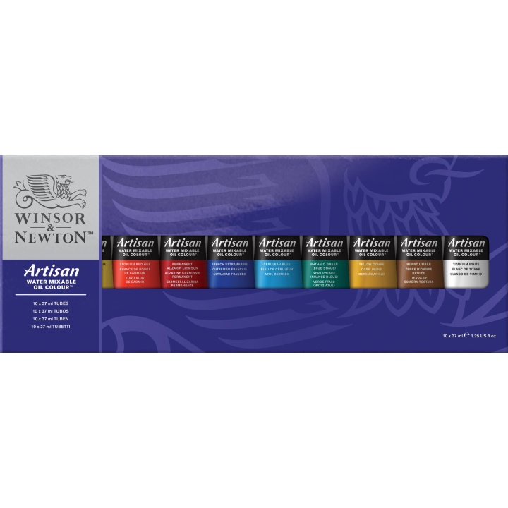 Artisan Water Mixable Oil Color 37 ml 10-set i gruppen Kunstnerartikler / Kunstnerfarver / Oliemaling hos Pen Store (107251)