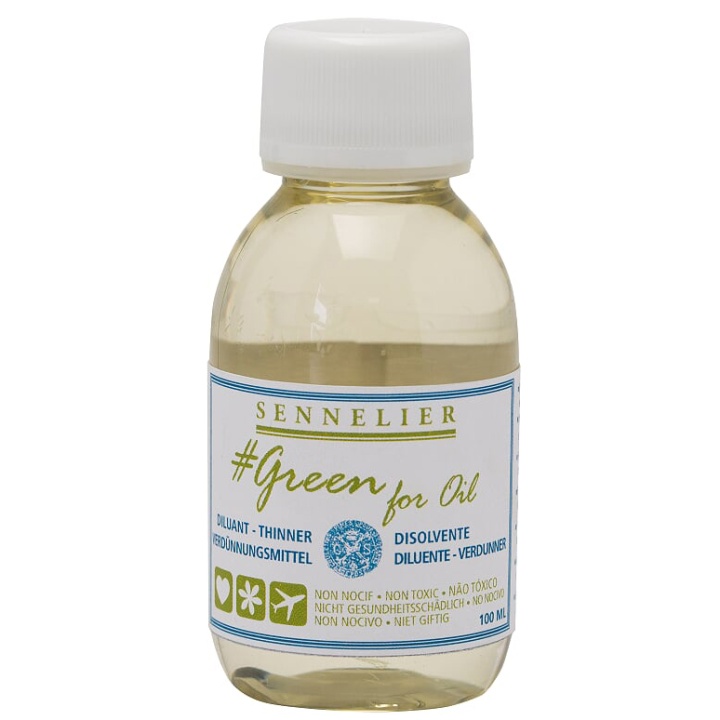 Green For Oil Thinner 100 ml i gruppen Kunstnerartikler / Malermedier og lak / Olie medium hos Pen Store (107518)