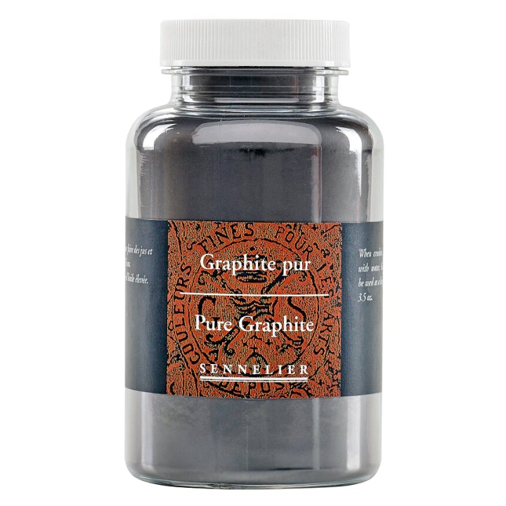 Graphite powder 100 g i gruppen Kunstnerartikler / Kunstnerfarver / Pigment hos Pen Store (108746)