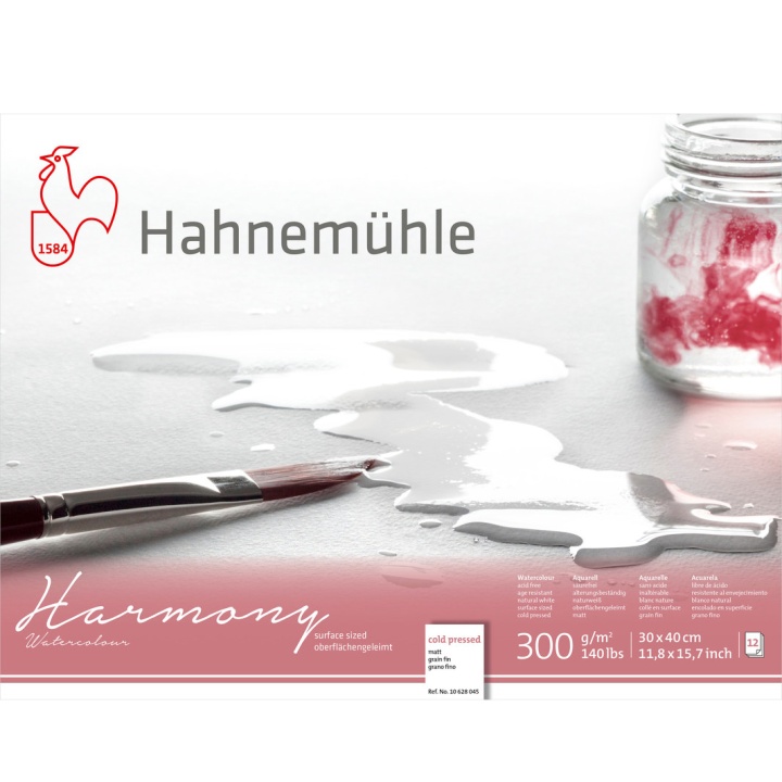Akvarelblok Harmony CP 300g 30×40cm i gruppen Papir & Blok / Kunstnerblok / Akvarelblok hos Pen Store (108748)