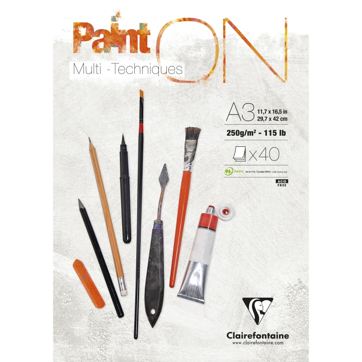 Paint'ON Multi-Techniques A3 i gruppen Papir & Blok / Kunstnerblok / Mixed media-blok hos Pen Store (110404)