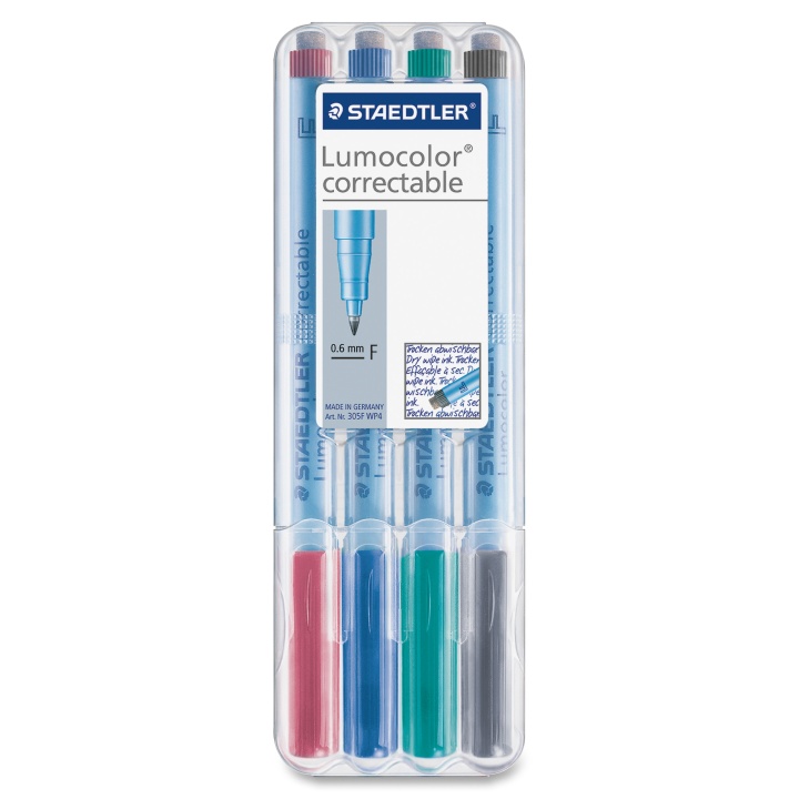 Lumocolor Correctable sæt 4 stk i gruppen Penne / Mærkning og kontor / Markeringspenne hos Pen Store (110980_r)