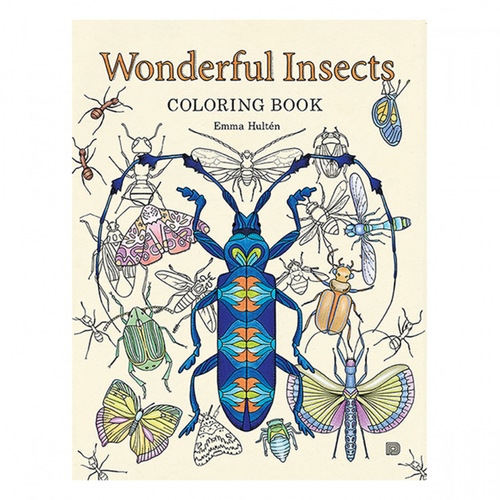 Wonderful Insects i gruppen Hobby & Kreativitet / Bøger / Malebøger til voksne hos Pen Store (125501)