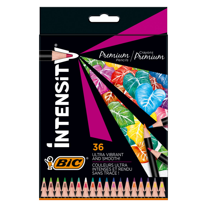 Intensity Premium Farveblyanter sæt 36 stk i gruppen Penne / Kunstnerpenne / Farveblyanter  hos Pen Store (126949)