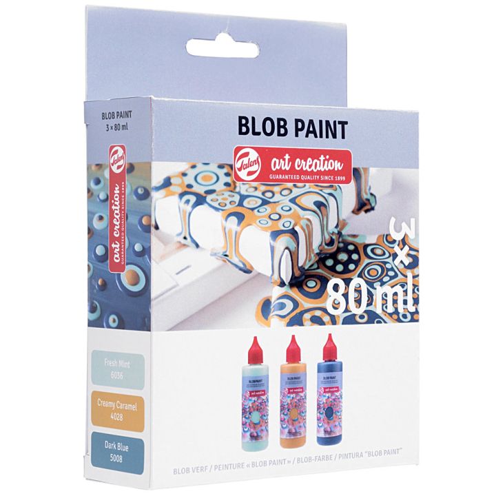 Blob Paint set Mint i gruppen Kunstnerartikler / Kunstnerfarver / Akrylmaling hos Pen Store (130280)