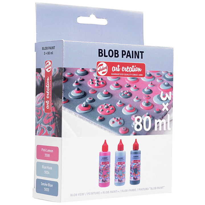Blob Paint set Pink i gruppen Kunstnerartikler / Kunstnerfarver / Akrylmaling hos Pen Store (130281)