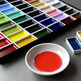 Gansai Tambi Akvarel sæt 48 stk i gruppen Kunstnerartikler / Kunstnerfarver / Akvarelmaling hos Pen Store (101261)