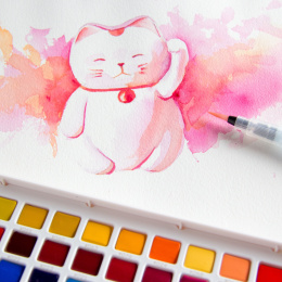 Koi Water Colors Sketch Box 60 i gruppen Kunstnerartikler / Kunstnerfarver / Akvarelmaling hos Pen Store (103858)