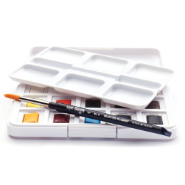 Pocket Box Akvarel 12-sæt i gruppen Kunstnerartikler / Kunstnerfarver / Akvarelmaling hos Pen Store (104062)