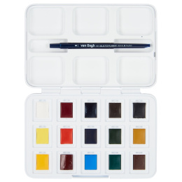 Pocket Box Akvarel 15-sæt i gruppen Kunstnerartikler / Kunstnerfarver / Akvarelmaling hos Pen Store (104063)
