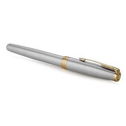 Sonnet Steel/Gold Fyldepen i gruppen Penne / Fine Writing / Fyldepenne hos Pen Store (104700_r)