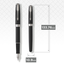 Sonnet Black/Chrome Fyldepen i gruppen Penne / Fine Writing / Fyldepenne hos Pen Store (104803)