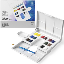 Water Colours Cotman Compact Box i gruppen Kunstnerartikler / Kunstnerfarver / Akvarelmaling hos Pen Store (107239)