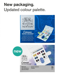 Water Colours Cotman Compact Box i gruppen Kunstnerartikler / Kunstnerfarver / Akvarelmaling hos Pen Store (107239)