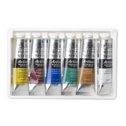 Artisan Water Mixable Oil Color Beginners 6-set 37 ml i gruppen Kunstnerartikler / Kunstnerfarver / Oliemaling hos Pen Store (107252)