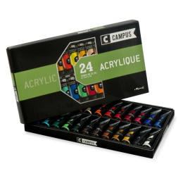 Campus Acrylic sæt 24x21ml i gruppen Kunstnerartikler / Kunstnerfarver / Akrylmaling hos Pen Store (107971)