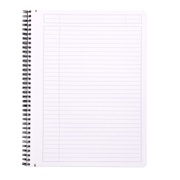 Notebook Spiral A4 Linjeret i gruppen Papir & Blok / Skriv og noter / Skriveblokke og hæfter hos Pen Store (110239)