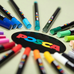 Posca Pastel pastelkridt 24-sæt i gruppen Kunstnerartikler / Kunstnerfarver / Pastel hos Pen Store (110411)