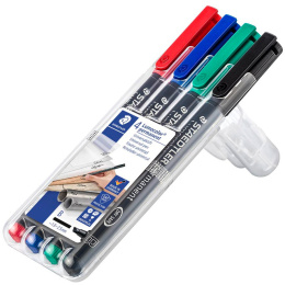 Lumocolor permanent Broad sæt 4 stk i gruppen Penne / Mærkning og kontor / Markeringspenne hos Pen Store (110982)