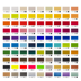 Akryl Standard Sæt 90 x 20 ml i gruppen Kunstnerartikler / Kunstnerfarver / Akrylmaling hos Pen Store (111762)