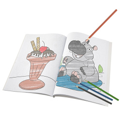 Colouring Book A4 i gruppen Kids / Sjovt og lærerigt / Farvelægning og håndværksbøger hos Pen Store (128515)