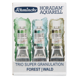 Horadam Super Granulation Set Forest i gruppen Kunstnerartikler / Kunstnerfarver / Akvarelmaling hos Pen Store (129300)