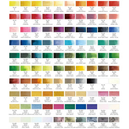 Gansai Tambi Akvarel sæt 100 stk  i gruppen Kunstnerartikler / Kunstnerfarver / Akvarelmaling hos Pen Store (129541)