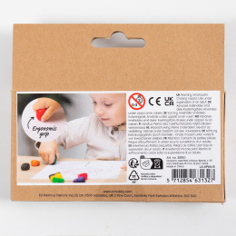 Bønne-kridt 12-pak i gruppen Kids / Børnepenne / Farvekridt til børn hos Pen Store (130555)