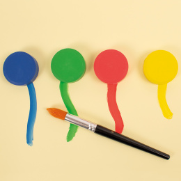 Farbpucks 6 stk i gruppen Kids / Farve og maling til børn / Akvarel til børn hos Pen Store (131342)