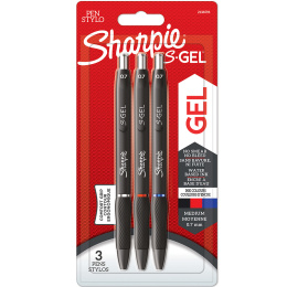 S-Gel 0,7 mm 3-pak Mix i gruppen Penne / Skrive / Gelpenne hos Pen Store (131700)